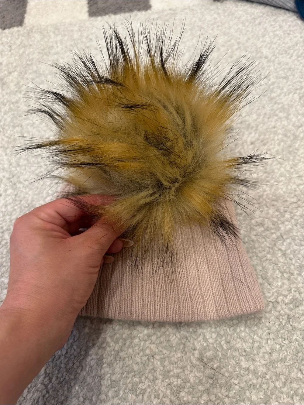 Baby knit Pom Pom hat